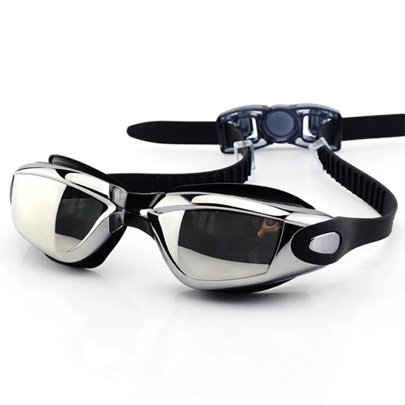 Swimming Goggles for Men & Women β Anti-Fog UV Protection, Waterproof, Adjustable Silicone Swim Goggles for Adults & Kids