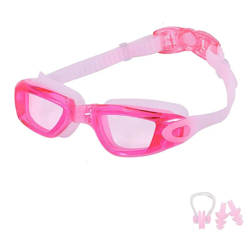 Swimming Goggles for Men & Women β Anti-Fog UV Protection, Waterproof, Adjustable Silicone Swim Goggles for Adults & Kids