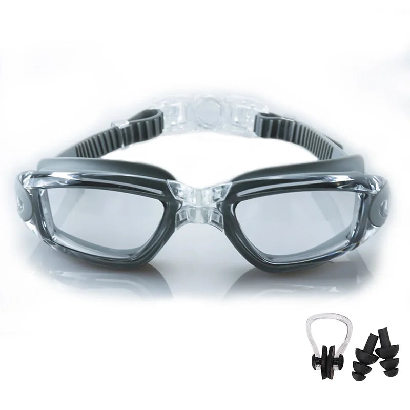 Swimming Goggles for Men & Women β Anti-Fog UV Protection, Waterproof, Adjustable Silicone Swim Goggles for Adults & Kids