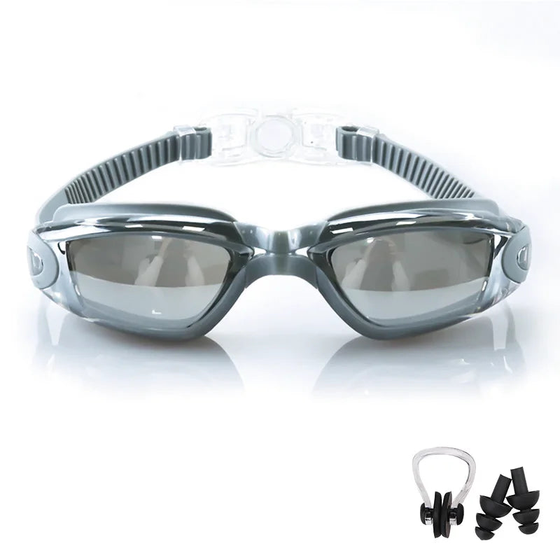 Swimming Goggles for Men & Women β Anti-Fog UV Protection, Waterproof, Adjustable Silicone Swim Goggles for Adults & Kids